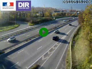 Caméra routière à hauteur de la sortie 15 Chambéry-centre au PK 4,103 en direction d'Albertville