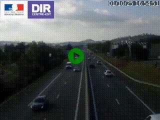 Caméra autoroute à Saint-Etienne (Les Littes) à hauteur du Ikea Saint-Etienne sur l'A72 en direction de Roanne