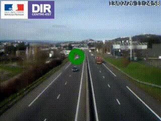 Caméra autoroute à Saint-Etienne (Les Littes) à hauteur du Ikea Saint-Etienne sur l'A72 en direction de Roanne