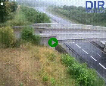 Webcam sur A84 à hauteur de Pont-Farcy, au niveau du pont autoroutier sur la Vire, au sud de Saint-Lô