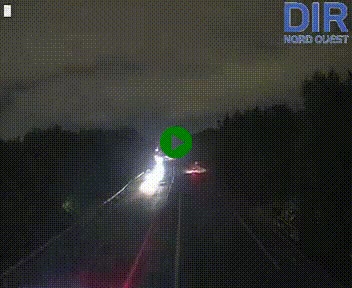Webcam sur le périphérique de Caen (N814) à l'est de la ville, à Mondeville hauteur de la sortie 2, Presqu'île-Rives de l'Orne, au bout de l'autoroute A13