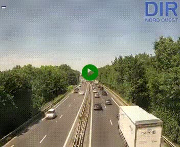 Webcam sur le périphérique de Caen (N814) à l'est de la ville, à Mondeville hauteur de la sortie 2, Presqu'île-Rives de l'Orne, au bout de l'autoroute A13