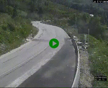 Webcam au carrefour de la croisade, à la jonction entre la N22 et la N320, avant le poste de douane franco-andorrane. Webcam à 1790 mètres d'altitude