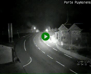 Webcam Col du Puymorens sur N320, en direction de Pas de la Casa (Andorre)