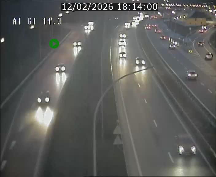 Traffic live webcam Luxembourg Senningerberg - A1 direction Allemagne - BK 11.3