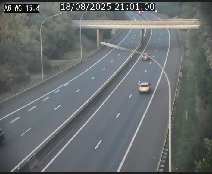 Traffic live webcam Luxembourg Capellen - A6 - BK 15.4 - direction Luxembourg/France/Allemagne