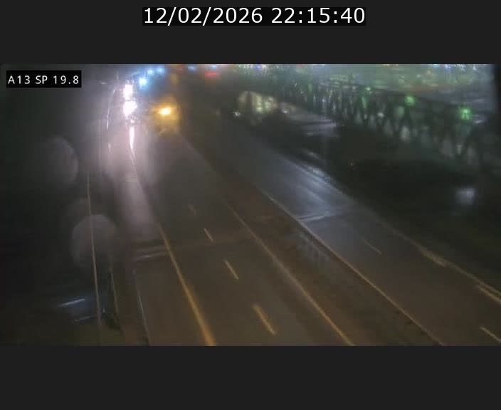 Traffic live webcam Luxembourg Croix de Bettembourg - A13 direction Esch-sur-Alzette - BK 19.8