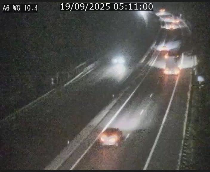 Traffic live webcam Luxembourg Mamer - A6 - BK 10.4 - direction Luxembourg/France/Allemagne