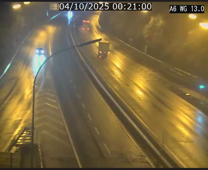 Traffic live webcam Luxembourg Mamer - A6 - BK 13 - direction Luxembourg/France/Allemagne