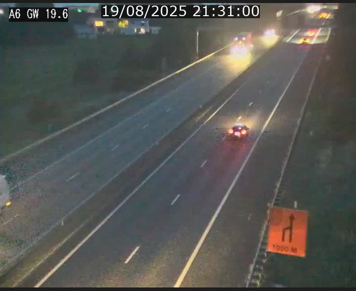 Traffic live webcam Luxembourg - Steinfort - A6 - BK 19.6 - direction Belgique