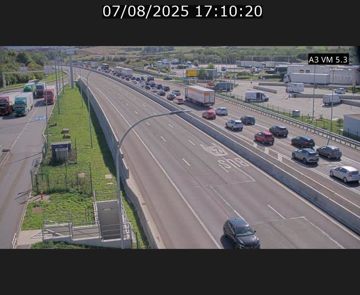 Traffic live webcam Luxembourg Aire de Berchem - A3 - BK 5 - direction France
