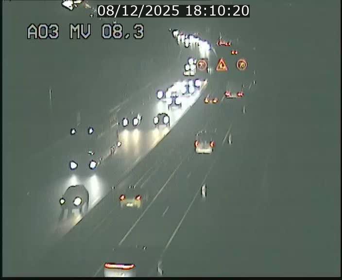 Webcam Autoroute après la Croix de Bettembourg en direction de Luxembourg sur l'A3