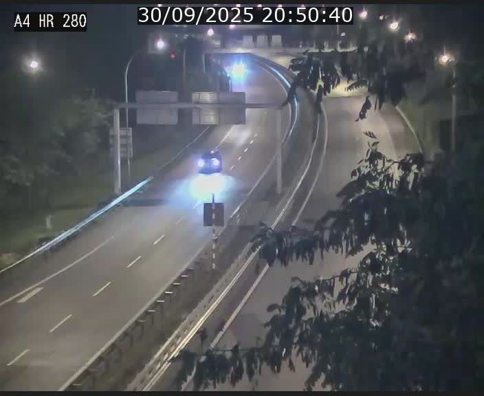 Webcam traffic A4 Luxembourg - BK 0.2 - P+R Bouillon (direction Luxembourg)