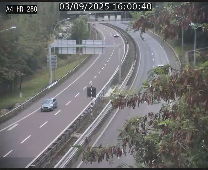 Webcam traffic A4 Luxembourg - BK 0.2 - P+R Bouillon (direction Luxembourg)