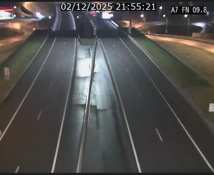 Caméra trafic Luxembourg - A7, Tunnel Gousselerbierg, sortie sud, direction rond-point Lorentzweiler (BK 9.9)