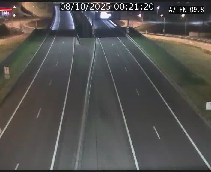 Caméra trafic Luxembourg - A7, Tunnel Gousselerbierg, sortie sud, direction rond-point Lorentzweiler (BK 9.9)