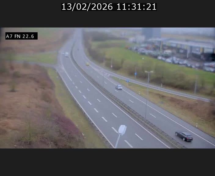 Caméra trafic Luxembourg - A7, Colmar-berg direction Mersch