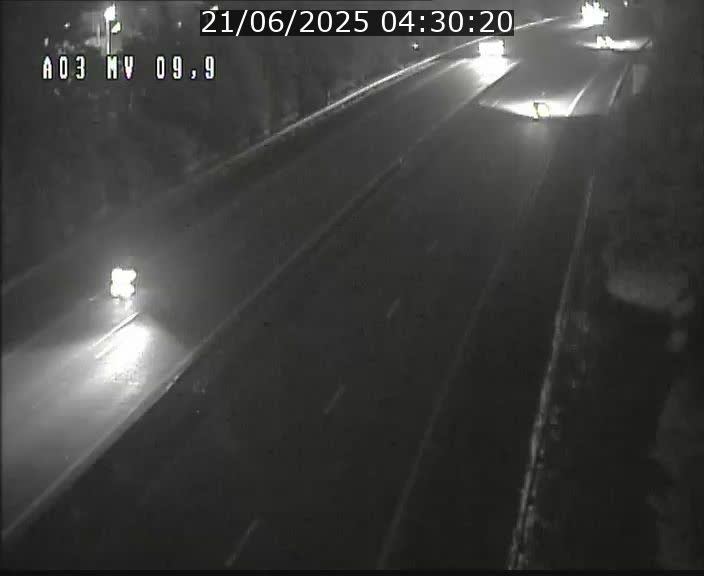 Webcam Autoroute à la Croix de Bettembourg - A3 - BK 9.9 - direction Luxembourg-Ville