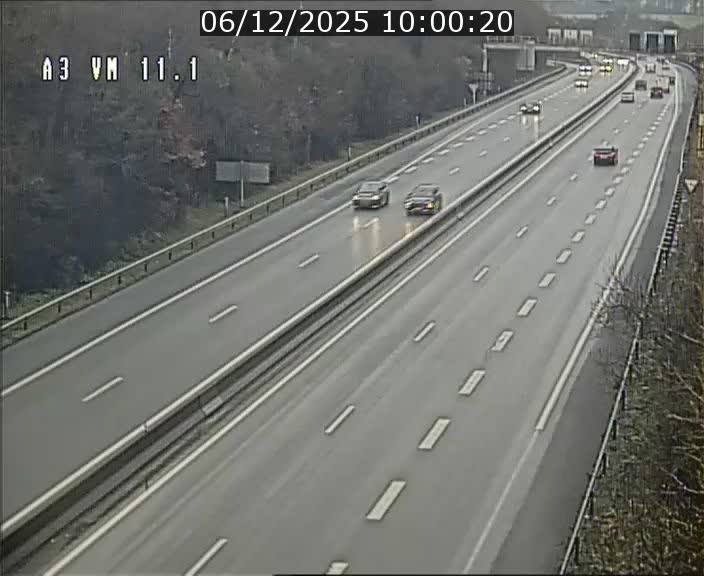 Webcam à la frontière franco-luxembourgeoise, avant la Croix de Bettembourg - BK 11.1 - direction Luxembourg-ville