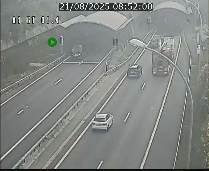 Traffic live webcam Luxembourg Hesperange - A1 direction Kirchberg - BK 1.4