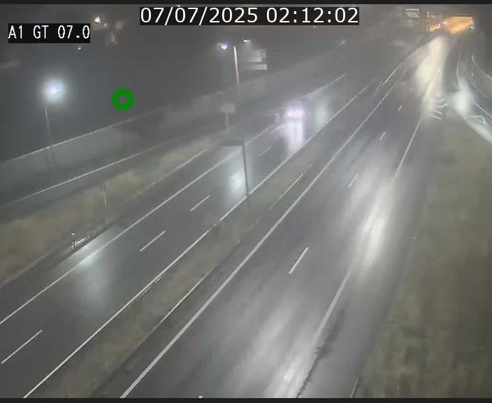 Traffic live webcam Luxembourg Cents - A1 direction Kirchberg - BK 7