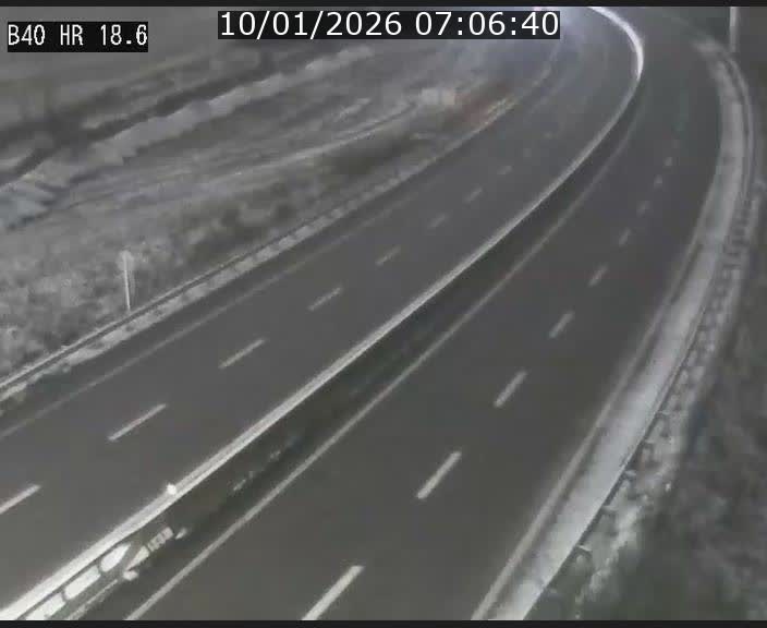 Webcam sur la route de liaison entre Micheville et Esch-Belval à la frontière entre le Luxembourg et la France. Vue orientée vers la Lorraine.
