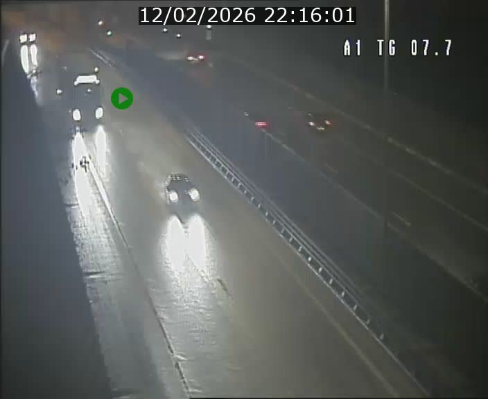 Traffic live webcam Luxembourg Kirchberg - A1 direction Luxembourg-ville - BK 7.7