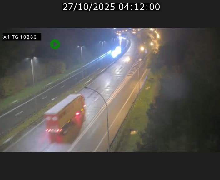 Traffic live webcam Luxembourg Senningerberg - A1 direction Luxembourg Kirchberg - BK 10.3