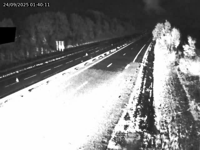 Webcam sur la N19 à Lyoffans. Vue orientée vers Vesoul