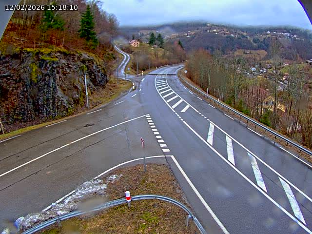 Caméra autoroute France - N66, col du Bussang direction Remiremont