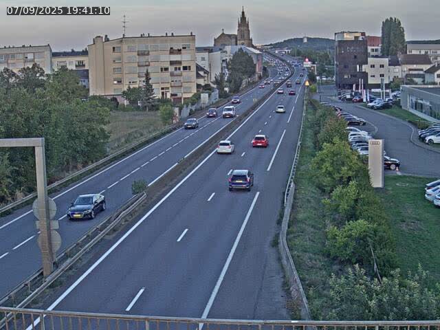 Caméra autoroute France - A31, Thionville direction Metz