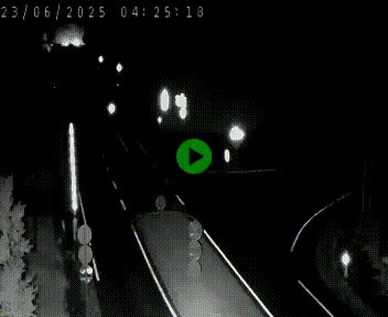 Webcam routière sur la N122 au niveau du Tunnel du Lioran. Vue de l'entrée côté Aurillac.