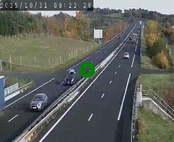 Caméra autoroutière France - A75, Coren, en direction de Montpellier