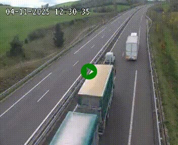 Caméra autoroutière France - A75, Montalies, à hauteur de Séverac-le-Chateau, en direction du viaduc de Millau