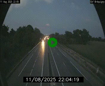 Webcam sur le périphérique de Rennes (N136) à hauteur du quartier Bréquigny, au sud de la ville