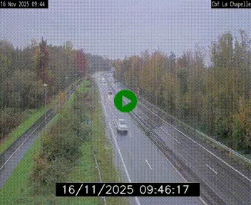Webcam sur le périphérique de Nantes (N844) à hauteur de Porte de la Chapelle, au nord de la ville