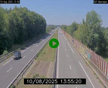 Webcam sur le périphérique de Rennes (N136) à hauteur de Maurepas, au nord de la ville