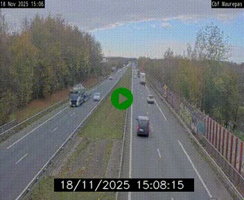 Webcam sur le périphérique de Rennes (N136) à hauteur de Maurepas, au nord de la ville