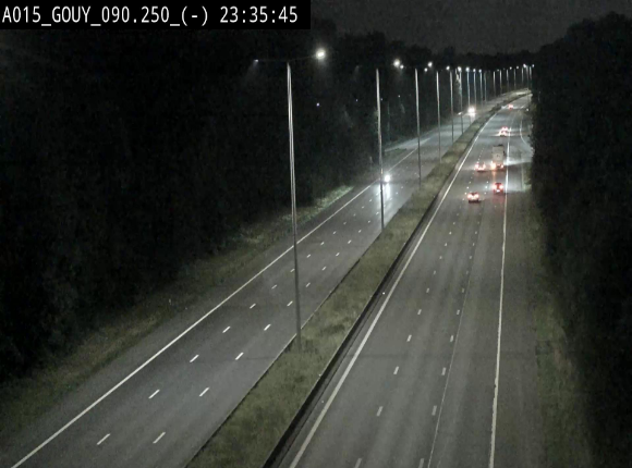 Webcam autoroute Belgique - Gouy-lez-piéton - E42 - BK 90.3