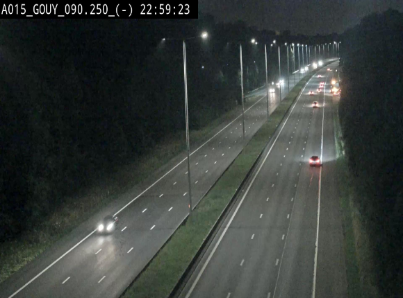 Webcam autoroute Belgique - Gouy-lez-piéton - E42 - BK 90.3