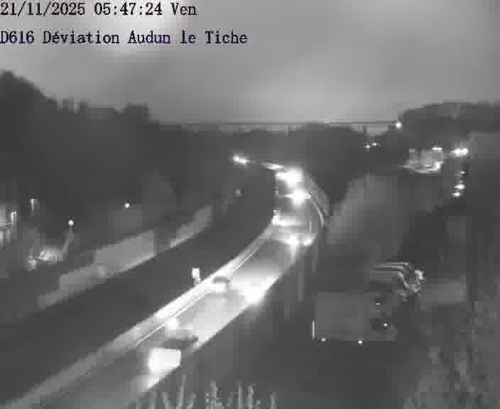 Webcams sur la D616, sur le contournement d'Audun-le-Tiche menant à Belval (Luxembourg)