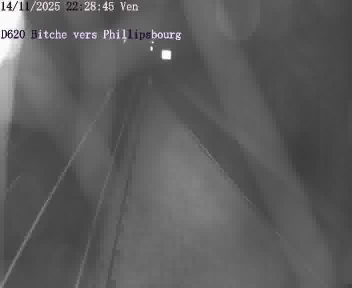 Webcam sur la D620, sur le contournement de Bitche. Vue orientée vers Philippsbourg