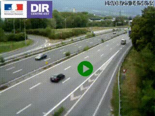 Webcam sur la Nationale 201 à hauteur de la sortie Chambéry-Nord, avant à la jonction entre l'A41 et l'A43, en direction de Lyon