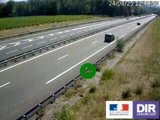 Webcam autoroute sur l'A77 à hauteur de Pouilly-sur-Loire en direction de Nevers
