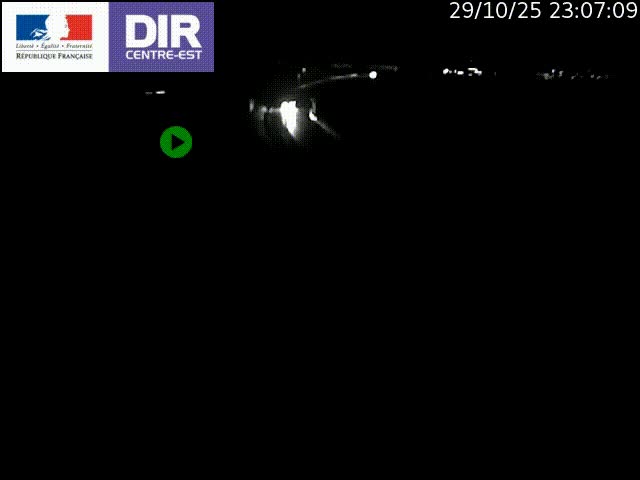 Webcam sur le contournement de Valence, sur la Nationale 7, caméra orientée vers Lyon