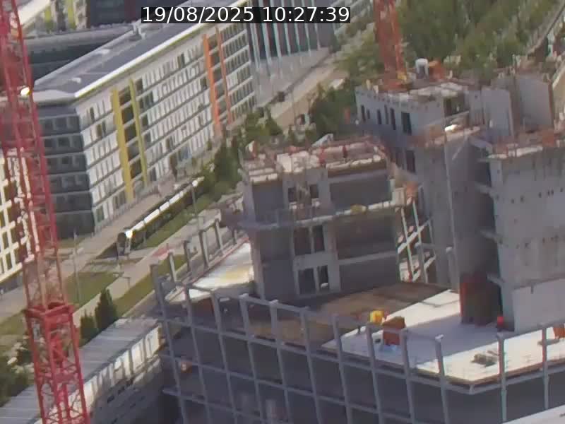 Webcam sur l'avenue John Fitzgerald Kennedy (N51) avec vue orientée vers le Findel