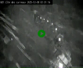 Webcam en haut de la Côte des Carreaux sur la N31 à Avesnes-en-Bray. Vue orientée vers Rouen