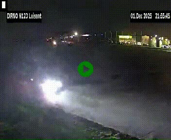 Webcam en périphérie de Chartres sur la N123, à hauteur de Luisant. Vue orientée vers Chartres