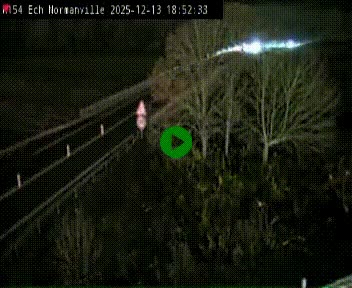 Webcam à hauteur du Leclerc Normanville sur la N154. Vue orientée vers Rouen