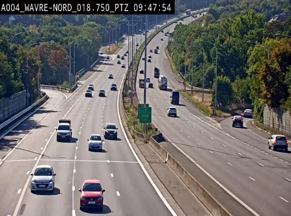 Webcam traffic E411(A4) - BK 18.7 - Bierges (Wavre Nord)